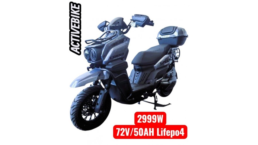 Електричний мопед Corso Special RS SP-612558 (2999W, 72V/50AH) літій-залізо-фосфатний